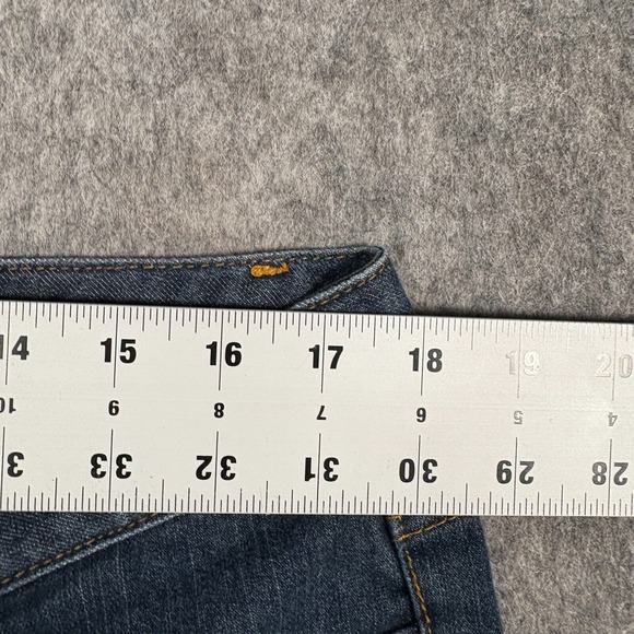 Michael Kors Women's Bootcut Jeans Size 16W Blue Denim Dark Wash High Waist Pant - Picture 5 of 9